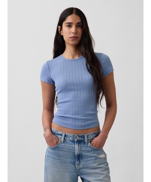 ポインテール ポインテール クルーネックTシャツ（Tシャツ/カットソー）｜GAP