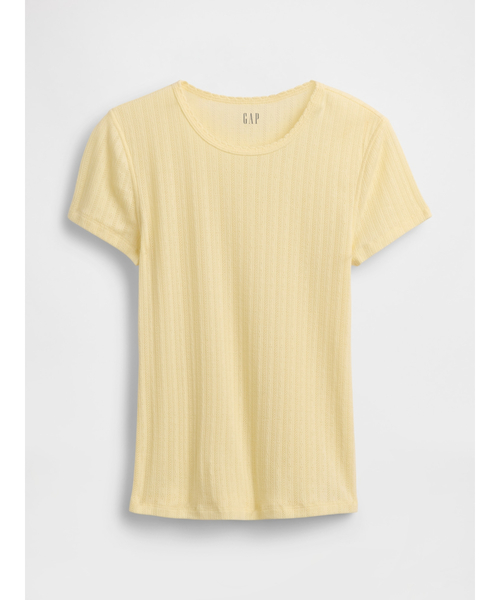 ポインテール クルーネックTシャツ（Tシャツ/カットソー）｜GAP