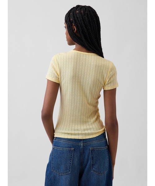ポインテール クルーネックTシャツ（Tシャツ/カットソー）｜GAP