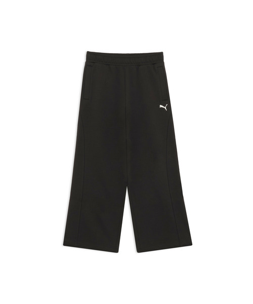 PUMA(プーマ)の「PUMA プーマ ユニセックス ワイド ストレート スウェットパンツ エンブロイ(その他パンツ・メンズ・グレー系その他/ブラック・MEDIUM/LARGE/X-SMALL/SMALL/X-LARGE)」の6枚目の写真