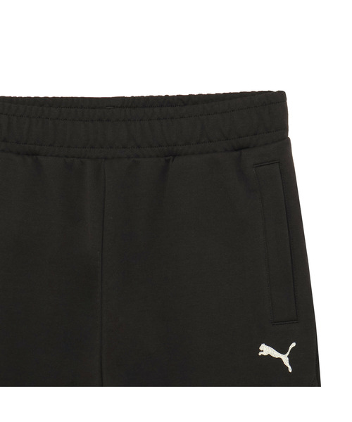 PUMA(プーマ)の「PUMA プーマ ユニセックス ワイド ストレート スウェットパンツ エンブロイ(その他パンツ・メンズ・グレー系その他/ブラック・MEDIUM/LARGE/X-SMALL/SMALL/X-LARGE)」の8枚目の写真