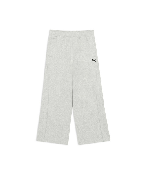PUMA(プーマ)の「PUMA プーマ ユニセックス ワイド ストレート スウェットパンツ エンブロイ(その他パンツ・メンズ・グレー系その他/ブラック・MEDIUM/LARGE/X-SMALL/SMALL/X-LARGE)」の14枚目の写真