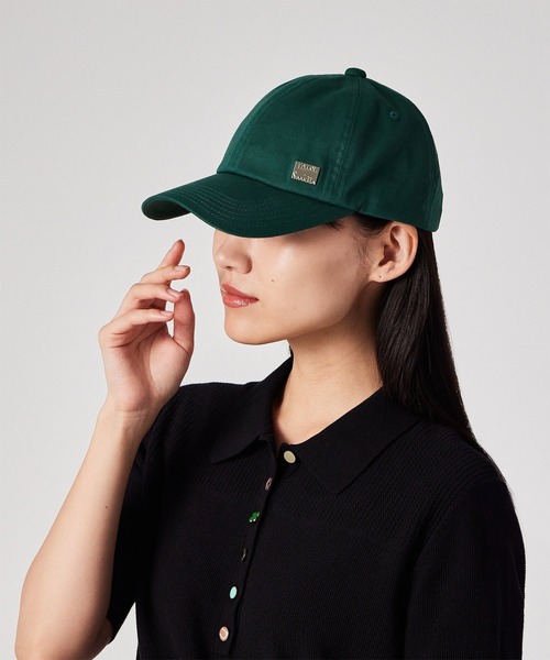 Paul Smith(ポールスミス)の「ウィメンズ "Cropped Logo"プレート キャップ / 165622 987CW(キャップ・レディース・グリーン/ネイビー・FREE)」の12枚目の写真