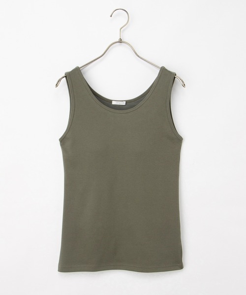 Honeys（ハニーズ）の「【接触冷感・ＵＶカット・遮熱・吸水速乾】カップ付タンクトップ（タンクトップ・レディース・オフホワイト/カーキ/グレイッシュベージュ/ブラック・L/LL/M/S）」の20枚目の写真