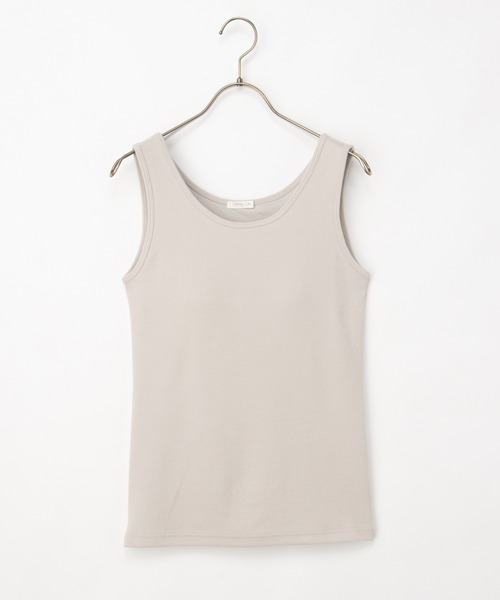 Honeys（ハニーズ）の「【接触冷感・ＵＶカット・遮熱・吸水速乾】カップ付タンクトップ（タンクトップ・レディース・オフホワイト/カーキ/グレイッシュベージュ/ブラック・L/LL/M/S）」の22枚目の写真