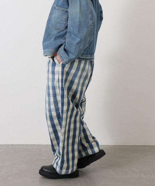 JOURNAL STANDARD LUXE(ジャーナルスタンダード ラックス)の「Kalina's check PT(その他パンツ・レディース・スカイブルー・FREE)」の3枚目の写真