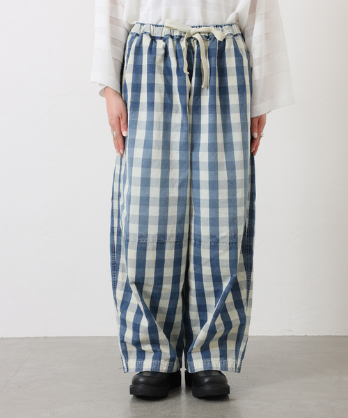 JOURNAL STANDARD LUXE(ジャーナルスタンダード ラックス)の「Kalina's check PT(その他パンツ・レディース・スカイブルー・FREE)」の6枚目の写真