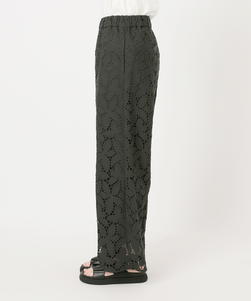 TICCA（ティッカ）の「別注【TICCA / ティッカ】フラワーレースパンツ JSP（その他パンツ・レディース・カーキ/チャコールグレー・FREE）」の13枚目の写真