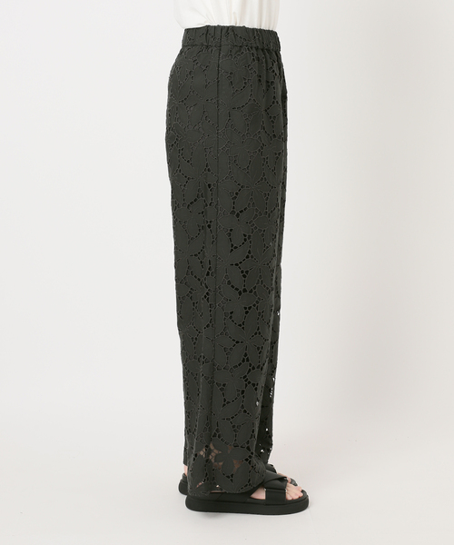 TICCA（ティッカ）の「別注【TICCA / ティッカ】フラワーレースパンツ JSP（その他パンツ・レディース・カーキ/チャコールグレー・FREE）」の15枚目の写真