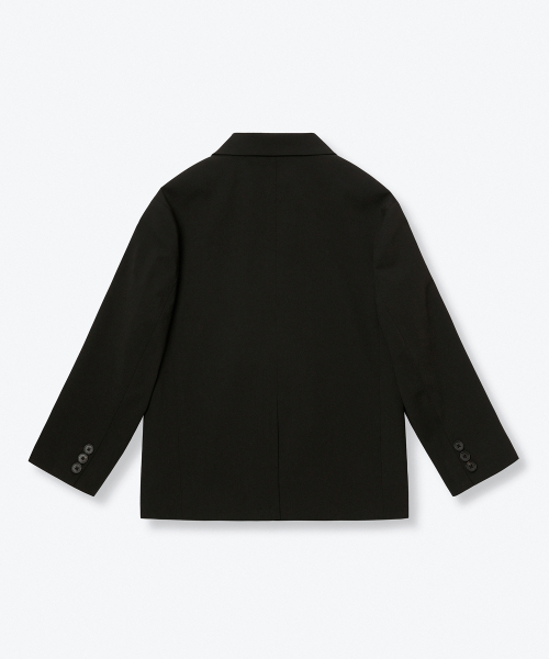 MUSINSA STANDARD KIDS（ムシンサスタンダードキッズ）の「ダブルブレストブレザー [ブラック]（ブルゾン・レディース・その他・120/130/140/150/160/110）」の4枚目の写真