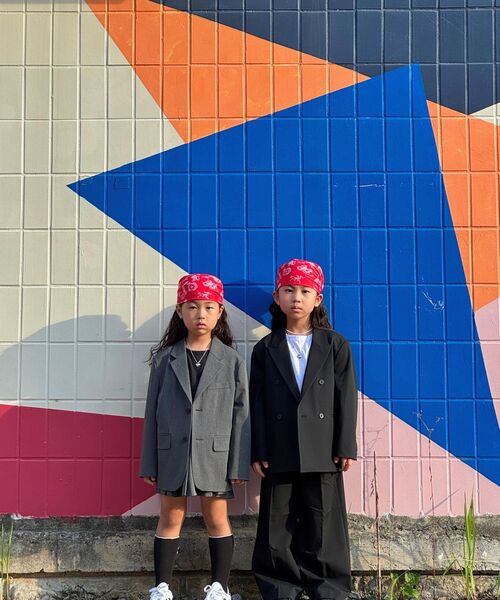 MUSINSA STANDARD KIDS（ムシンサスタンダードキッズ）の「ダブルブレストブレザー [ブラック]（ブルゾン・レディース・その他・120/130/140/150/160/110）」の13枚目の写真