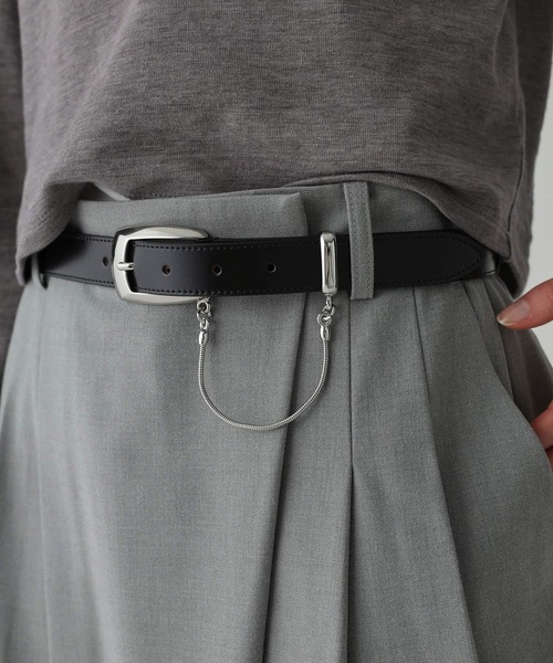 BABYLONE（バビロン）の「【ATELIER AMBOISE】チェーンベルト（ベルト・レディース・ブラック/ブラウン・FREE）」の2枚目の写真