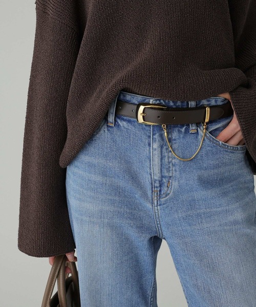 BABYLONE（バビロン）の「【ATELIER AMBOISE】チェーンベルト（ベルト・レディース・ブラック/ブラウン・FREE）」の4枚目の写真