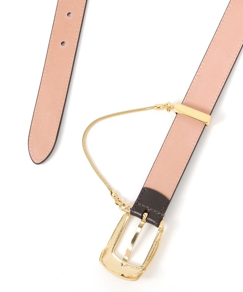 BABYLONE（バビロン）の「【ATELIER AMBOISE】チェーンベルト（ベルト・レディース・ブラック/ブラウン・FREE）」の9枚目の写真