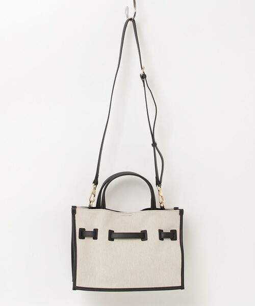 VIOLAd'ORO（ヴィオラドーロ）の「【WEB限定】 [VIOLAd’ORO / ヴィオラドーロ] BRUNO 2WAY キャンバスバッグ（トートバッグ・レディース・キナリ・ONE SIZE）」の4枚目の写真