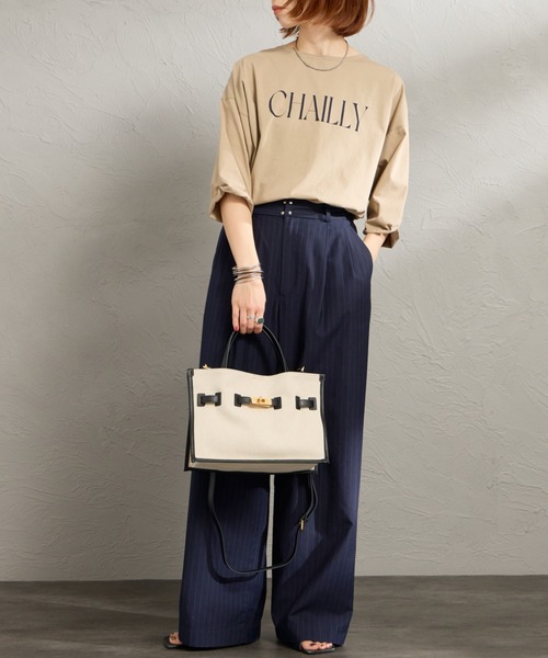 VIOLAd'ORO（ヴィオラドーロ）の「【WEB限定】 [VIOLAd’ORO / ヴィオラドーロ] BRUNO 2WAY キャンバスバッグ（トートバッグ・レディース・キナリ・ONE SIZE）」の10枚目の写真