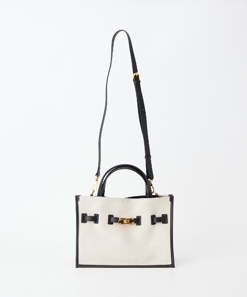 VIOLAd'ORO（ヴィオラドーロ）の「【WEB限定】 [VIOLAd’ORO / ヴィオラドーロ] BRUNO 2WAY キャンバスバッグ（トートバッグ・レディース・キナリ・ONE SIZE）」の18枚目の写真