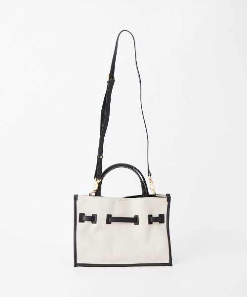 VIOLAd'ORO（ヴィオラドーロ）の「【WEB限定】 [VIOLAd’ORO / ヴィオラドーロ] BRUNO 2WAY キャンバスバッグ（トートバッグ・レディース・キナリ・ONE SIZE）」の19枚目の写真