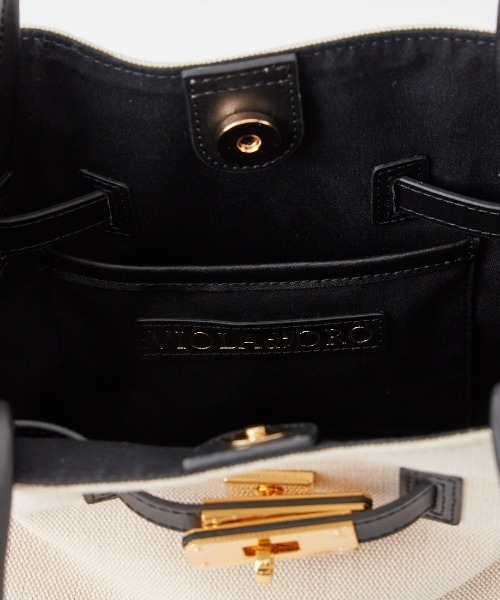 VIOLAd'ORO（ヴィオラドーロ）の「【WEB限定】 [VIOLAd’ORO / ヴィオラドーロ] BRUNO 2WAY キャンバスバッグ（トートバッグ・レディース・キナリ・ONE SIZE）」の22枚目の写真