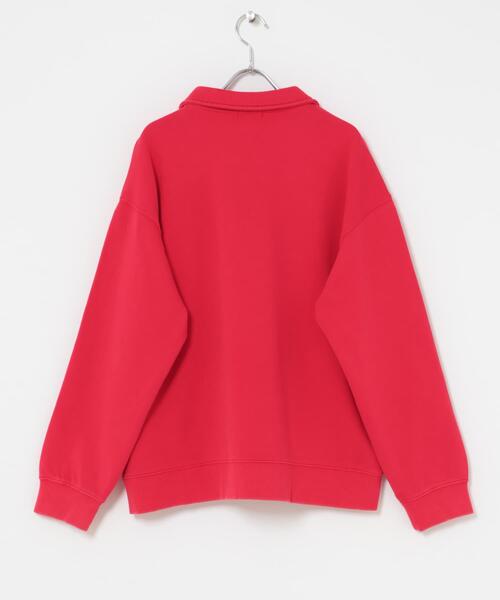 ITEMS URBANRESEARCH（アイテムズ アーバンリサーチ）の「ハーフジップフェード裏毛プルオーバー（スウェット・メンズ・グリーン/レッド/ブラック/イエロー・LARGE/MEDIUM）」の5枚目の写真