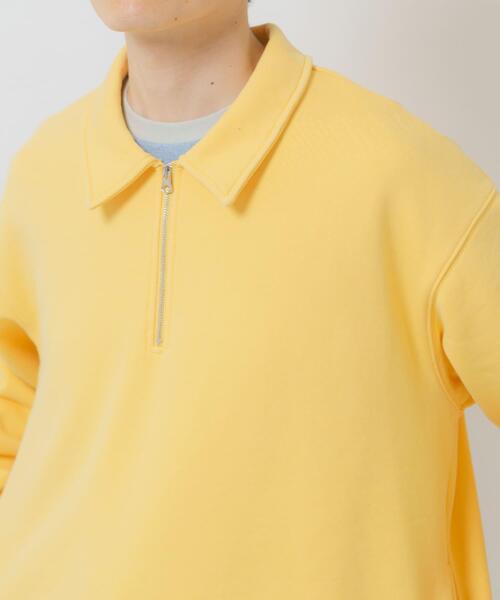 ITEMS URBANRESEARCH（アイテムズ アーバンリサーチ）の「ハーフジップフェード裏毛プルオーバー（スウェット・メンズ・グリーン/レッド/ブラック/イエロー・LARGE/MEDIUM）」の13枚目の写真