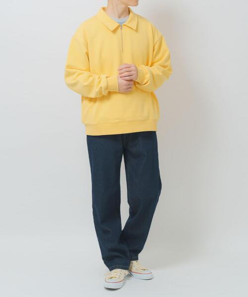 ITEMS URBANRESEARCH（アイテムズ アーバンリサーチ）の「ハーフジップフェード裏毛プルオーバー（スウェット・メンズ・グリーン/レッド/ブラック/イエロー・LARGE/MEDIUM）」の16枚目の写真