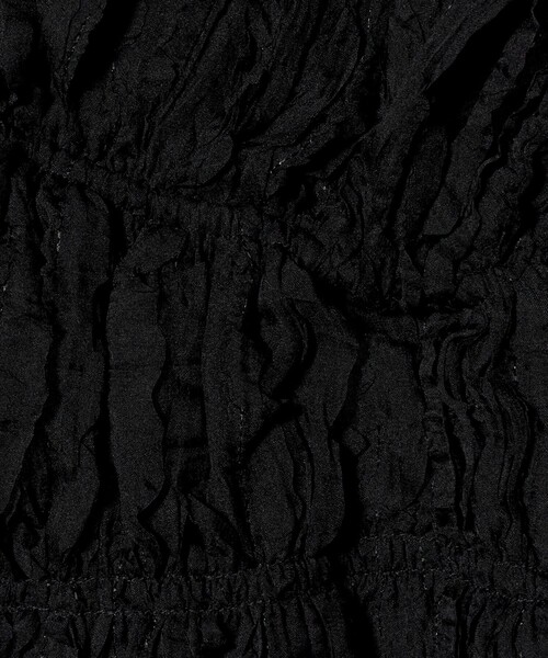 UNITED ARROWS(ユナイテッドアローズ)の「シャーリング フリル ベスト(ベスト・レディース・ブラック/ナチュラル・FREE)」の13枚目の写真