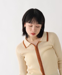 BAYFLOW（ベイフロー）の「[WEB限定]コンパクトサマーシアーカーディガン   シアーニット   フロントフック（カーディガン/ボレロ）」