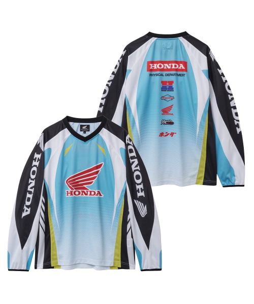 Mesh Motorcycle Jersey Light Blue