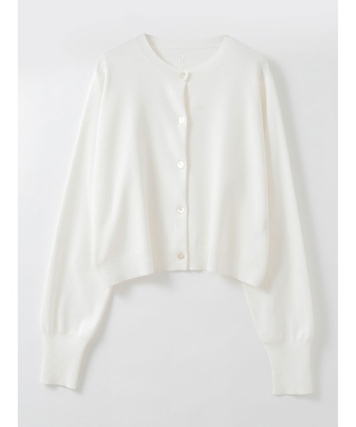 HER.（ハー）の「ショートカーディガン（ニット/セーター・レディース・ブラック/オフホワイト・フリー）」の19枚目の写真