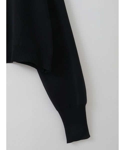 HER.（ハー）の「ショートカーディガン（ニット/セーター・レディース・ブラック/オフホワイト・フリー）」の16枚目の写真