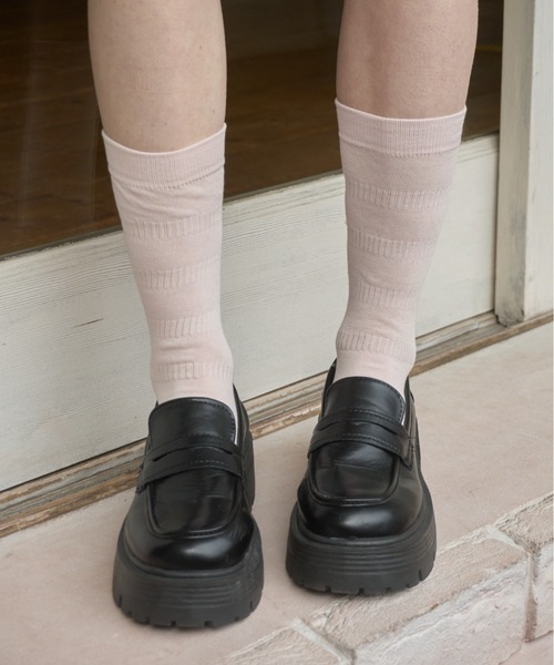 Birthday room（バースデイルーム）の「パイルカラーソックス/Pile color socks（ソックス/靴下・レディース・ホワイト/ピンク/イエロー・FREE）」の13枚目の写真