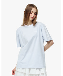 NDY（エヌディーワイ）の「スポーティNY半袖Tシャツソフトブルー（Tシャツ/カットソー）」