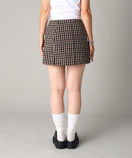 GANNI(ガニー)の「Check Wool Mix Skirt W0655(スカート・メンズ・マルチ・34)」の6枚目の写真