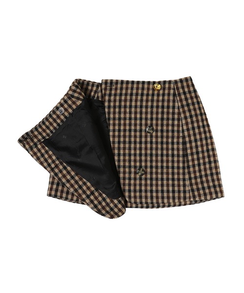 GANNI(ガニー)の「Check Wool Mix Skirt W0655(スカート・メンズ・マルチ・34)」の9枚目の写真