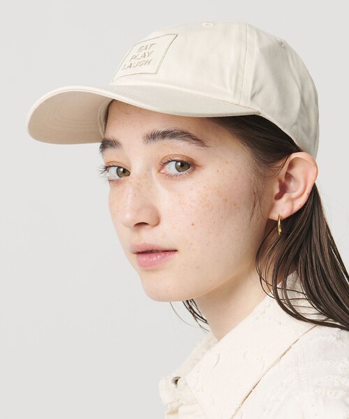 HANDTEX(ハンドテックス)の「【別注】<HANDTEX>キャップ -3TIPS -(キャップ・レディース・ナチュラル/ブラック/モカ・FREE)」の6枚目の写真