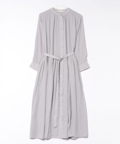 Three Four Time（ｽﾘｰﾌｫｰﾀｲﾑ）の「シアー割繊シャツワンピース（ワンピース・レディース・シルバー/ブラック・FREE）」の2枚目の写真