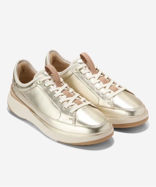 COLE HAAN（コールハーン）の「グランドプロ オールデイ コート スニーカー レザー womens（スニーカー・レディース・ゴールド・5/5.5/6/6.5/7/7.5/8/8.5）」の2枚目の写真