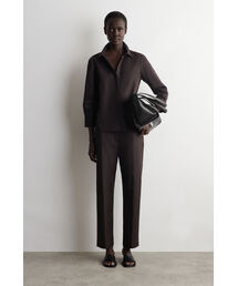 刺繍コットンパンツ