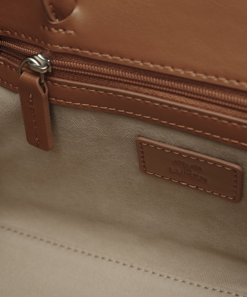 Atelier de Lumen(アトリエドルメン)の「【ATELIER DE LUMEN】NADEL MINI BAG(ハンドバッグ・レディース・キャメル/ブラック・FREE)」の7枚目の写真