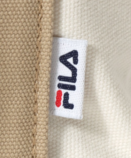 PEANUTS(ピーナッツ)の「FILA×PEANUTS(フィラ ピーナッツ)ブランドロゴ キャラクター刺繍 キャンバスミニトートバッグ(トートバッグ・レディース・ホワイト系/ブラック/ホワイト×ネイビー・FREE)」の14枚目の写真