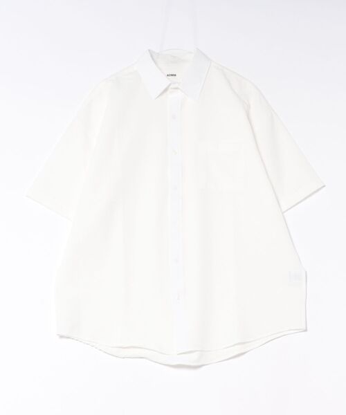a.p.o.v.(エーピーオービー)の「a.p.o.v. オーバーサイズストライプ半袖シャツ(シャツ/ブラウス・メンズ・ブルー/ブラック/ホワイト・ONESIZE)」の8枚目の写真
