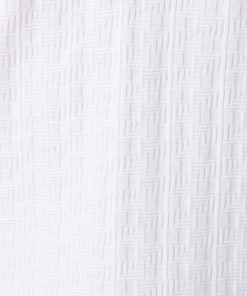 NICOLE CLUB FOR MEN(ニコルクラブフォーメン)の「【NICOLE SPORTS】幾何学柄スキッパーポロシャツ(ポロシャツ・メンズ・ライトグレー/ホワイト/ラベンダー/ブラック/ネイビー・L/XL/M/XXL)」の18枚目の写真