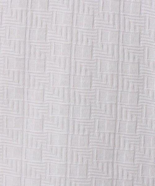 NICOLE CLUB FOR MEN(ニコルクラブフォーメン)の「【NICOLE SPORTS】幾何学柄スキッパーポロシャツ(ポロシャツ・メンズ・ライトグレー/ホワイト/ラベンダー/ブラック/ネイビー・L/XL/M/XXL)」の19枚目の写真