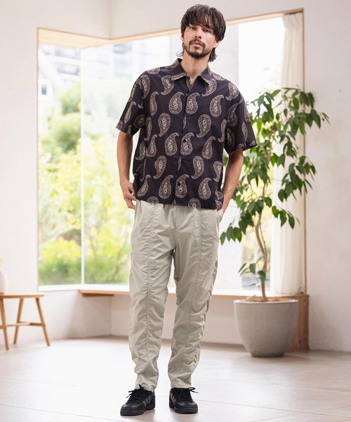 CAMBIO(カンビオ)の「mp14937- パッカリングイージーパンツ(HLCM0244)(その他パンツ・メンズ・ベージュ/ブラック/カーキ・S/M/L)」の21枚目の写真