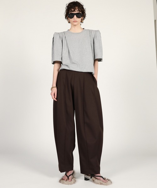 PRANK PROJECT（プランクプロジェクト）の「【2026Summer Pre-Order】パネルコクーンパンツ / Panel Cocoon Pants（その他パンツ・レディース・ホワイト/ブラウン/ブラック・36/38）」の3枚目の写真