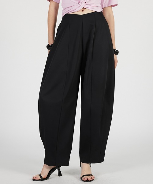 PRANK PROJECT（プランクプロジェクト）の「【2026Summer Pre-Order】パネルコクーンパンツ / Panel Cocoon Pants（その他パンツ・レディース・ホワイト/ブラウン/ブラック・36/38）」の2枚目の写真