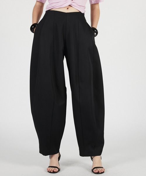 PRANK PROJECT（プランクプロジェクト）の「【2026Summer Pre-Order】パネルコクーンパンツ / Panel Cocoon Pants（その他パンツ・レディース・ホワイト/ブラウン/ブラック・36/38）」の8枚目の写真