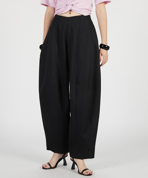 PRANK PROJECT（プランクプロジェクト）の「【2026Summer Pre-Order】パネルコクーンパンツ / Panel Cocoon Pants（その他パンツ・レディース・ホワイト/ブラウン/ブラック・36/38）」の11枚目の写真