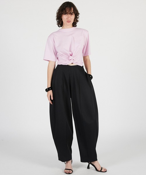 PRANK PROJECT（プランクプロジェクト）の「【2026Summer Pre-Order】パネルコクーンパンツ / Panel Cocoon Pants（その他パンツ・レディース・ホワイト/ブラウン/ブラック・36/38）」の6枚目の写真